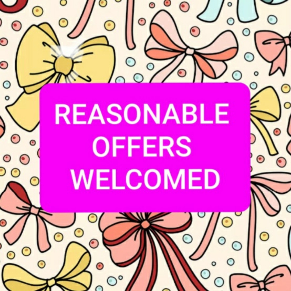 Reasonable offers welcome
